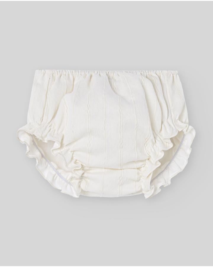 ABITO NEONATA  CON PIZZO PANNA PAZ RODRIGUEZ 104-152841 PANNA PAZ RODRIGUEZ 