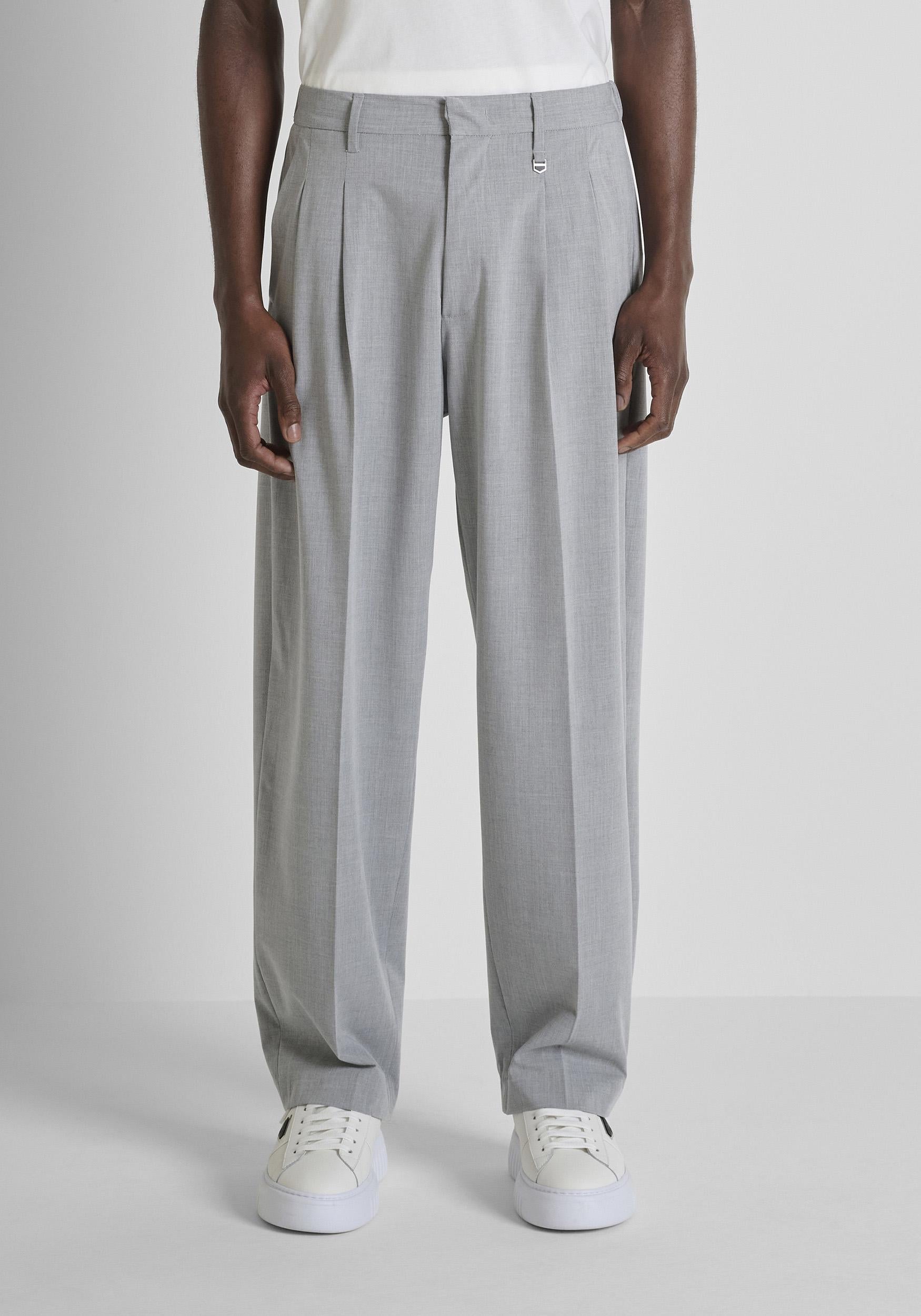 PANTALONE UOMO LEON WIDE LEG GRIGIO ANTONY MORATO MMTR00779 FA600288 GRIGIO ANTONY MORATO 