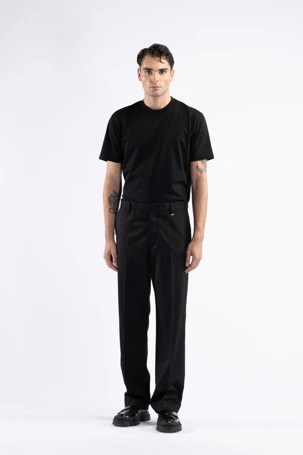 PANTALONE UOMO TASCA AMERICA GAMBA DRITTA NERO I'M BRIAN PA3481 NERO I'M BRIAN 