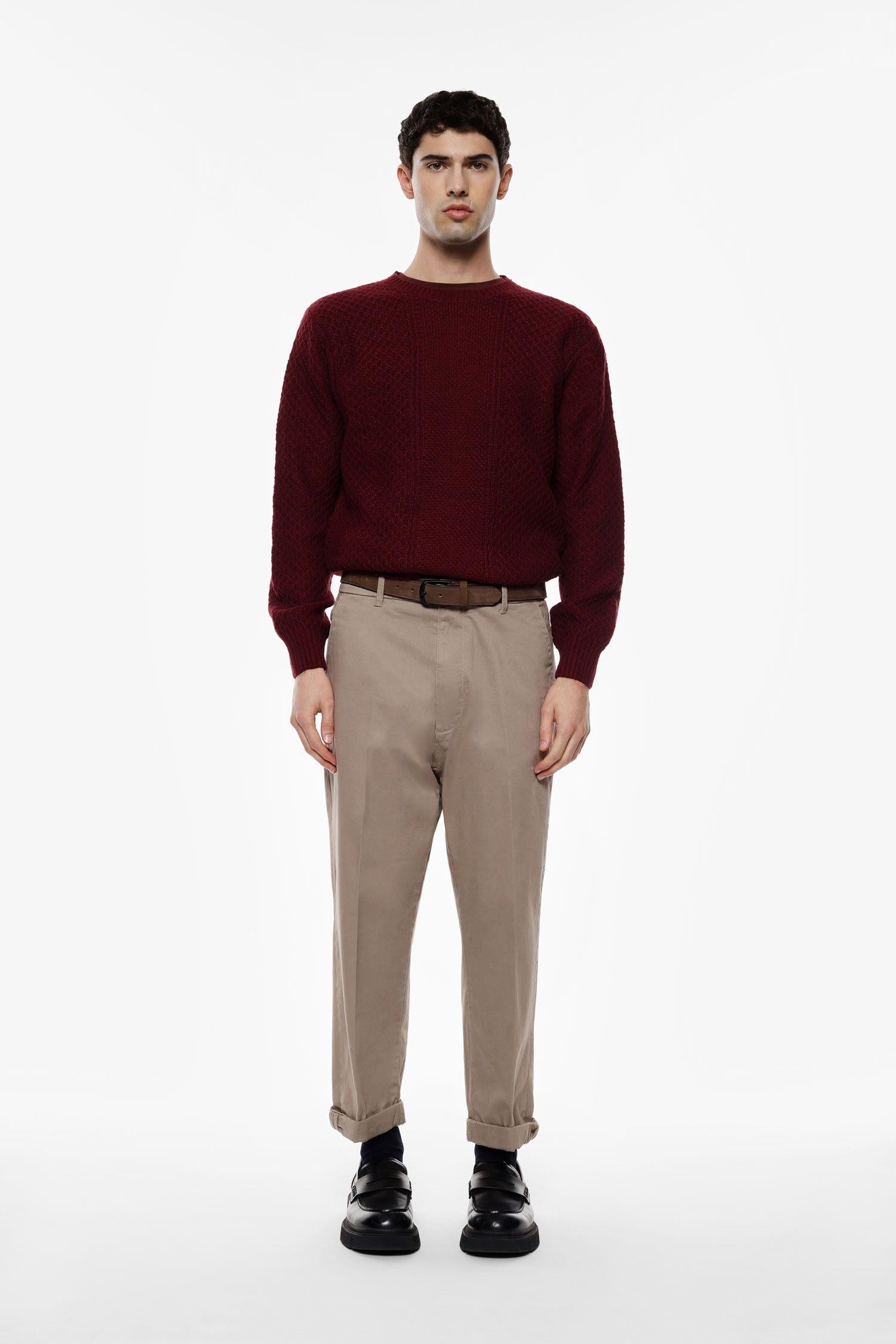 Pantaloni uomo chino con tasche posteriori fango imperial P8299WPAM1 FANGO IMPERIAL  UOMO 