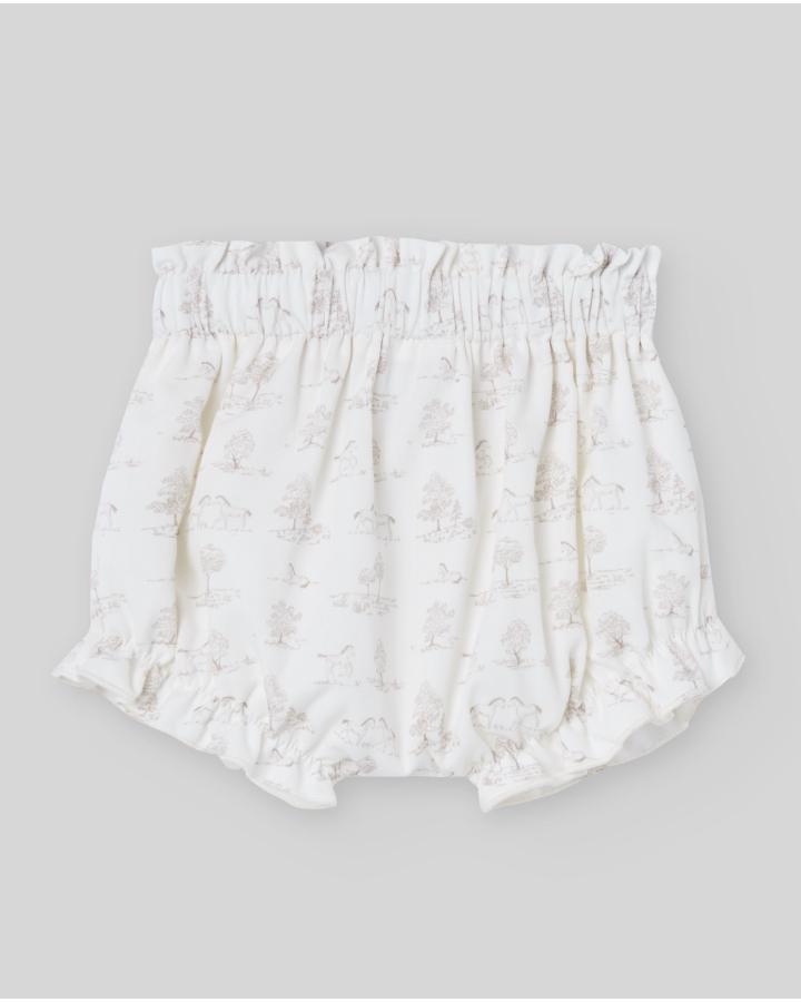 COORDINATO NEONATA MAGLIA IN LANA E COPRIPANNOLINO SABBA PAZ RODRIGUEZ 103C-123068 SABBIA PAZ RODRIGUEZ 