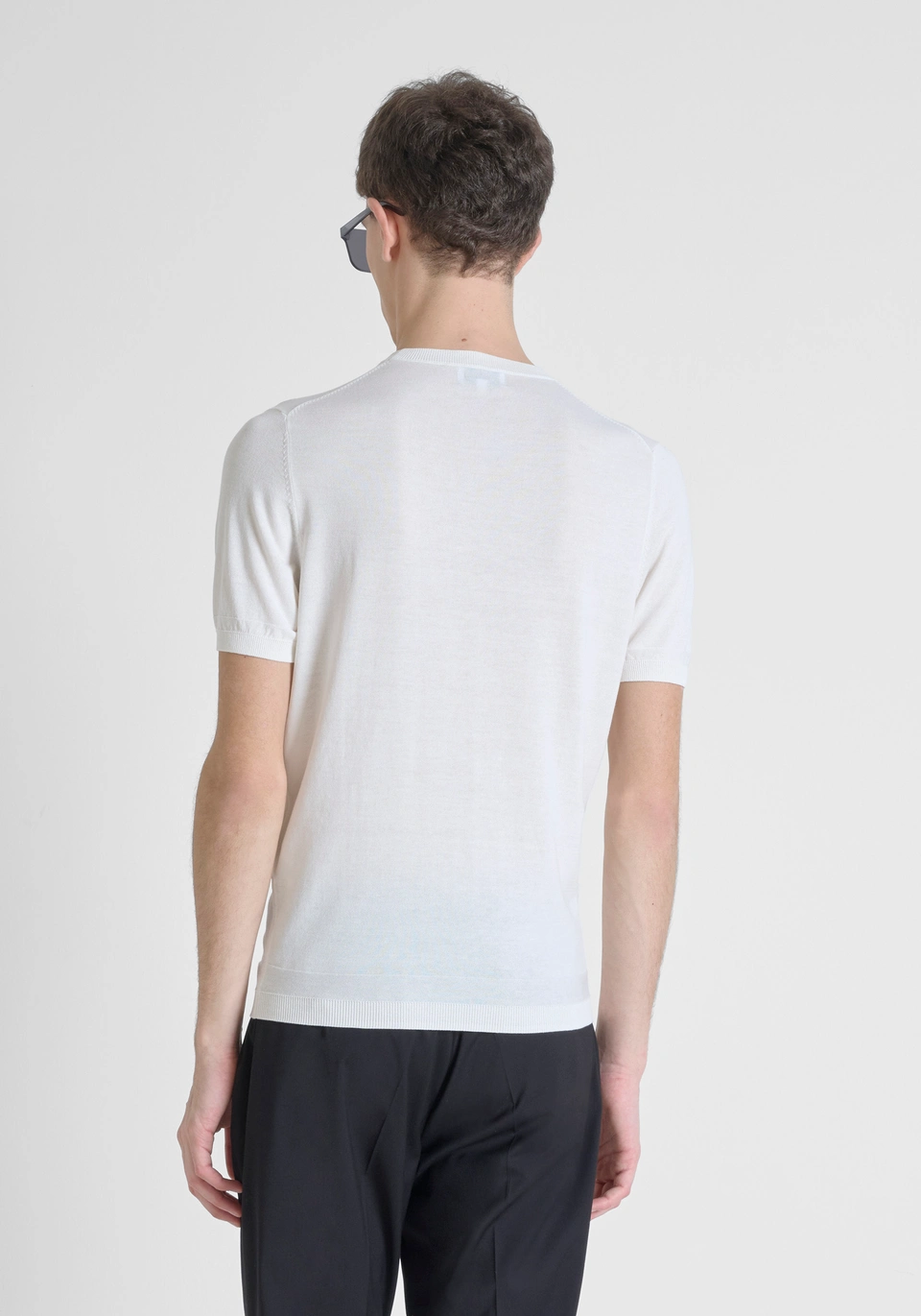 MAGLIA REGULAR FIT IN COTONE MMSW01512 CREMA ANTONY MORATO 