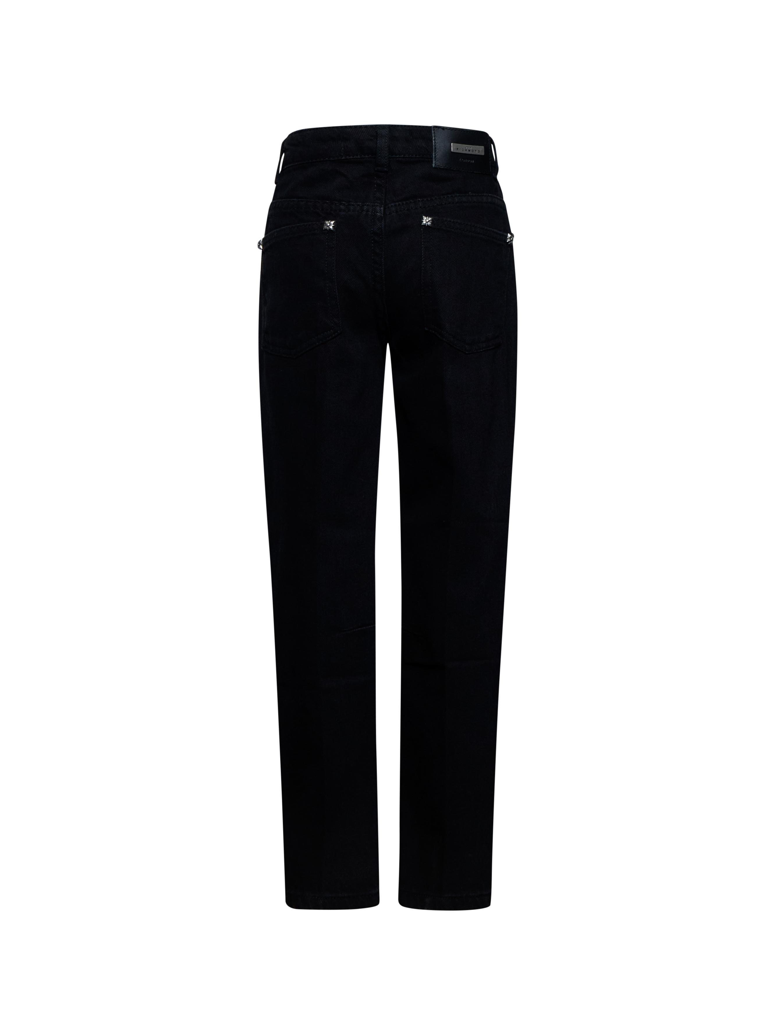 JEANS BAMBINO DAILA IN DENIM NERO REGULAR FIT RICHMOND RBA25041JE DENIM BLACK JOHN RICHMOND JUNIOR 