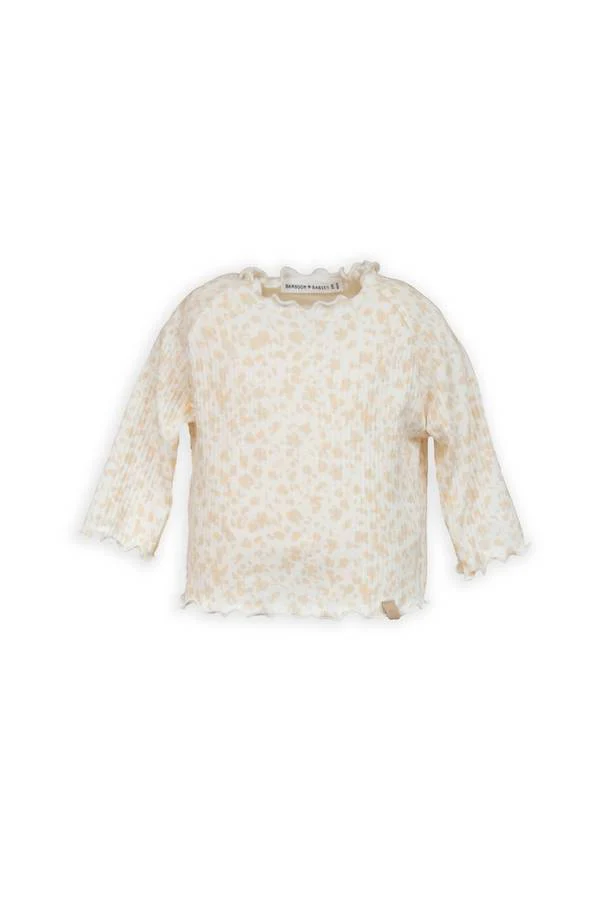 T-SHIRT MANICA LUNGA COSTINA 887 PRINT PETALS BAMBOOM 
