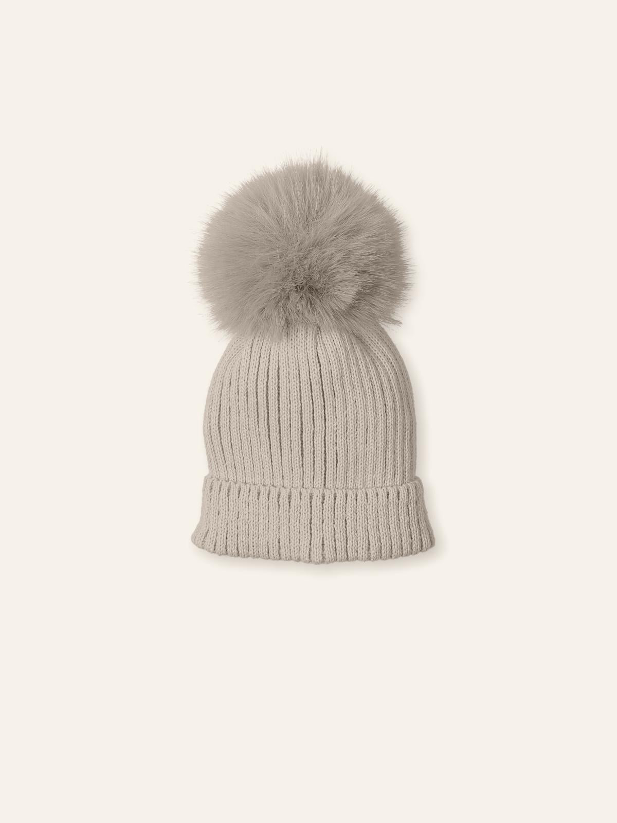 CAPPELLO NEONATO CON PON PON REMOVIBILE NUEZ MAC ILUSION GB59 NUEZ MAC ILUSION KIDS 