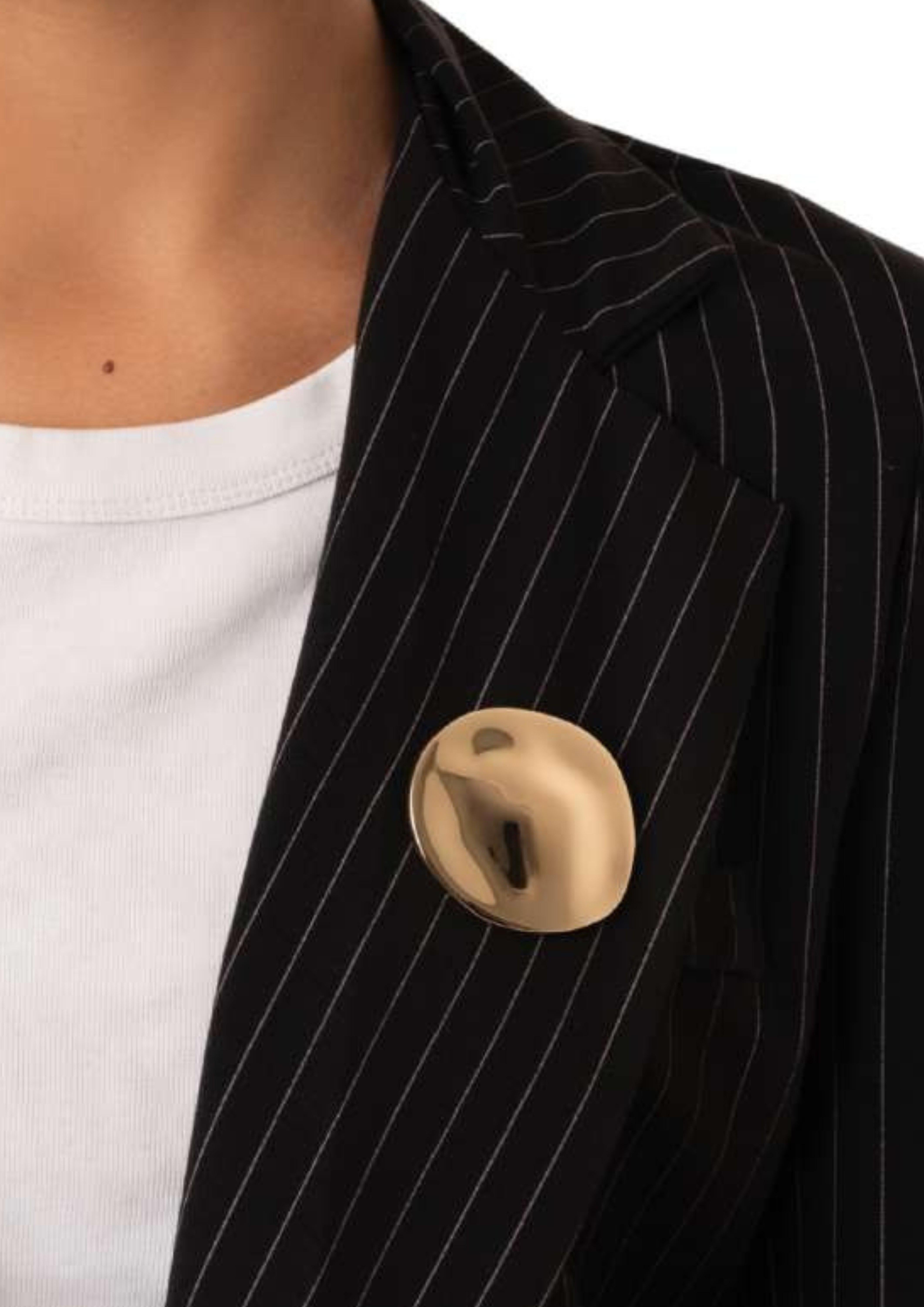 SPILLA DONNA IN METALLO A FORMA DI MEDAGLIONE ORO MYA ACCESSORIES G14090 ORO MYA ACCESORIES 