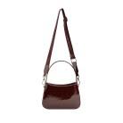 BORSA BAMBINA HOBO CON TRACOLLA IN VERNICE BURGUNDY TWINSET 252GJ8012 BURGUNDY TWINSET KIDS 