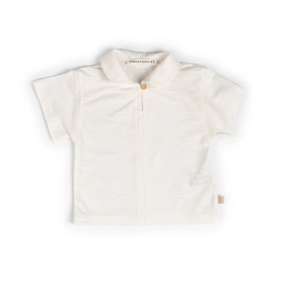 t-shirt NEONATO con colletto OFF-WHITE BAMBOOM 1117TE OFF-WHITE BAMBOOM 