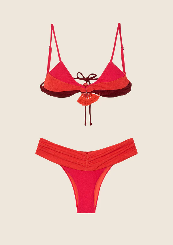 Bikini Donna F**K Triangolo con Slip Americano Fisso Fantasia FK25-0750FX FANTASIA F**K 