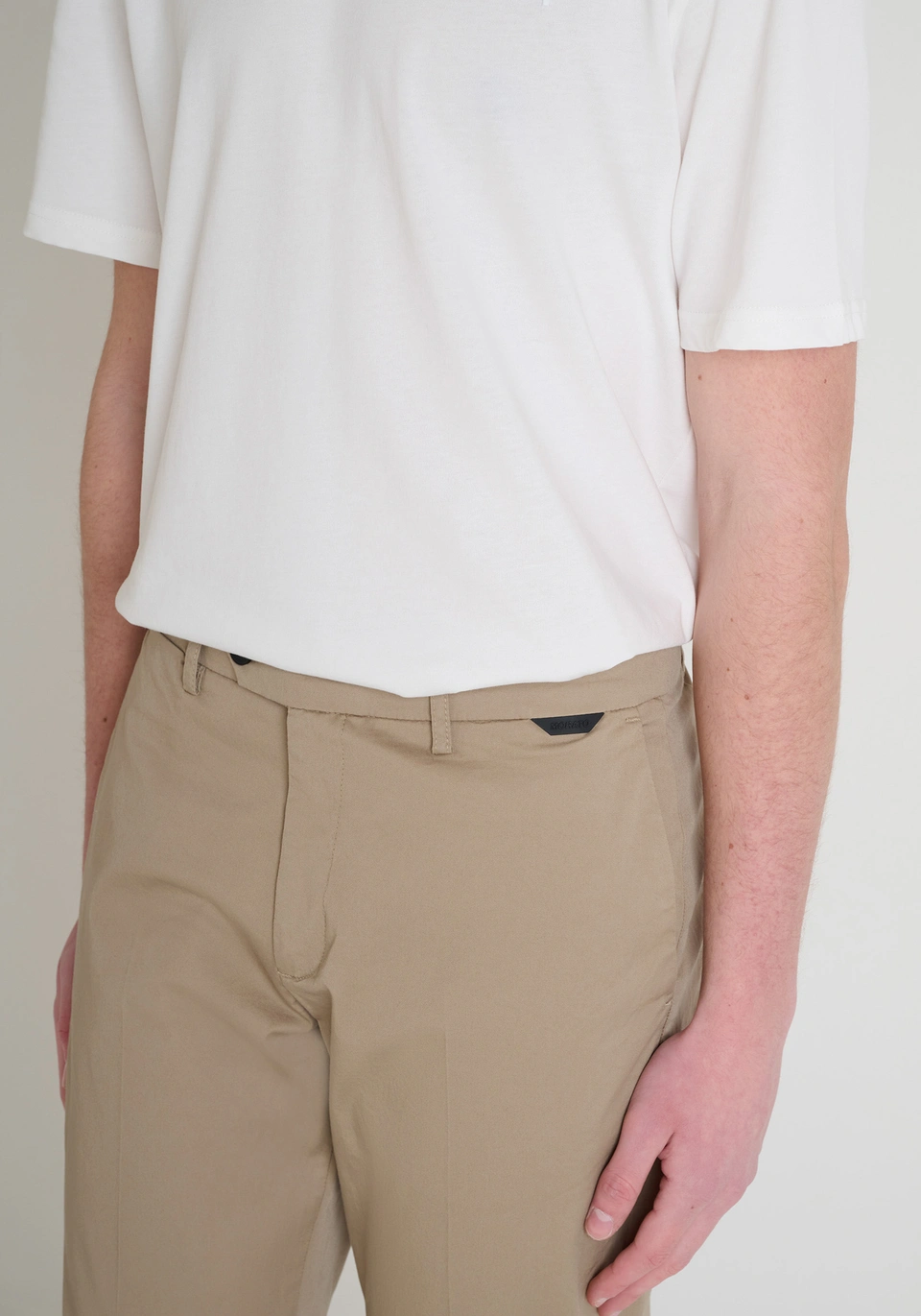 PANTALONI SKINNY FIT "BRYAN" IN MISTO DI COTONE ELASTICO MMTR00708 COLONIALE ANTONY MORATO 