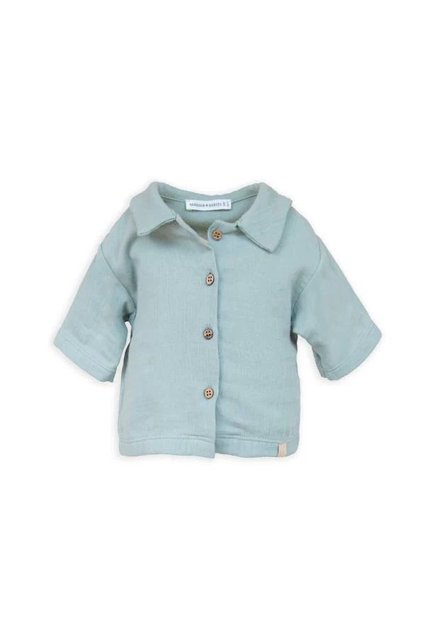 camicia maniche corte 883 ACQUA GREY BAMBOOM 