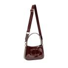 BORSA BAMBINA HOBO CON TRACOLLA IN VERNICE BURGUNDY TWINSET 252GJ8012 BURGUNDY TWINSET KIDS 
