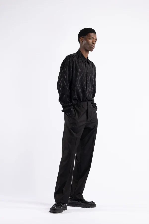 CAMICIA UOMO MANICA LUNGA BOXI FIT NERO I'M BRIAN CA3426 NERO I'M BRIAN 