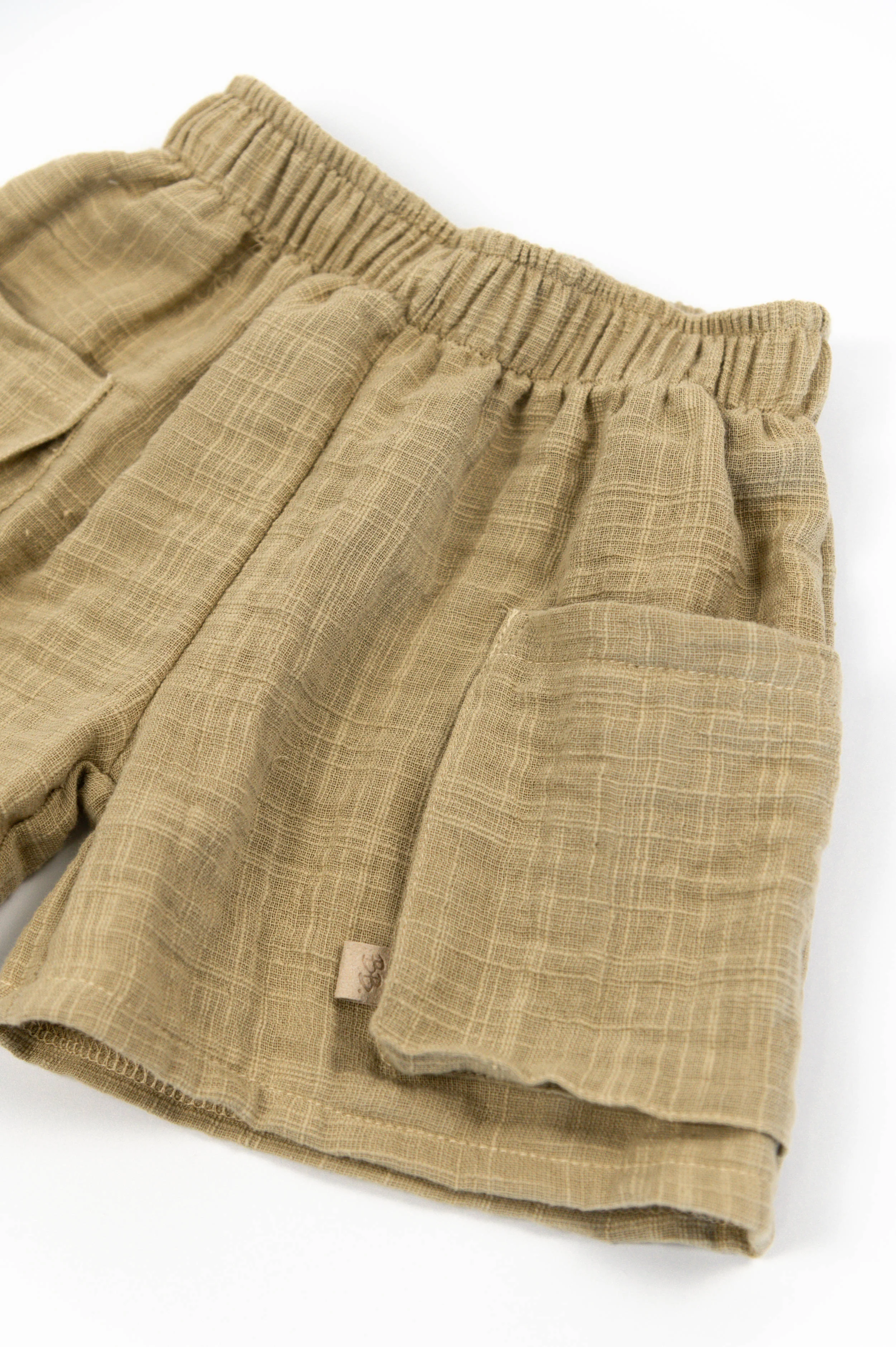 SHORTS NEONATA CON TASCHE MUSTARD BAMBOOM 1137TE MUSTARD BAMBOOM 