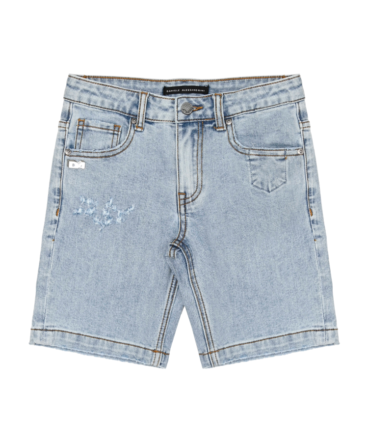 SHORTS IN DENIM DANIELE ALESSANDRINI SD00252 LIGHT BLUE DANIELE ALESSANDRINI 