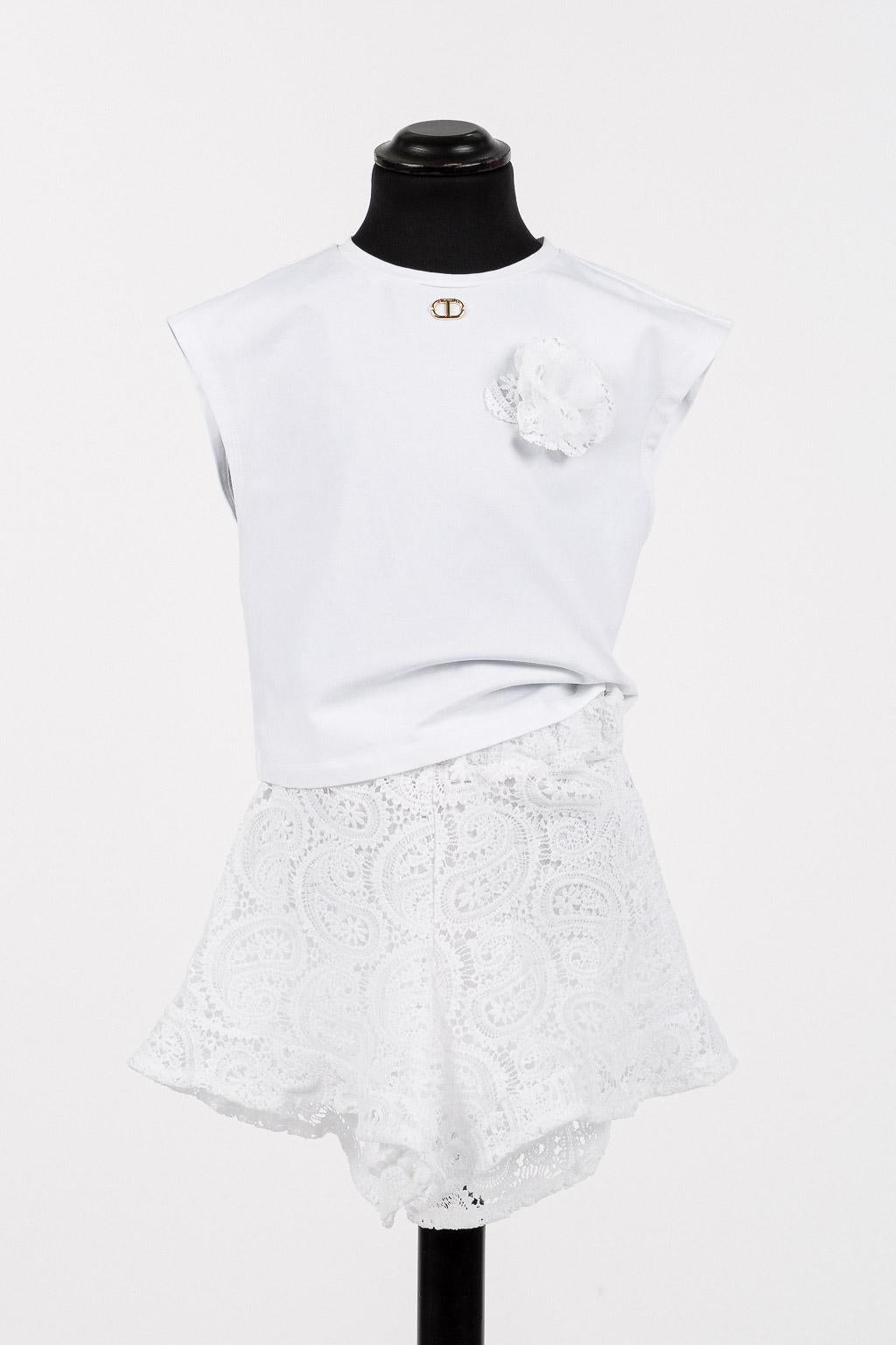 cordinato 251GJ2QR7 BIANCO TWINSET KIDS 
