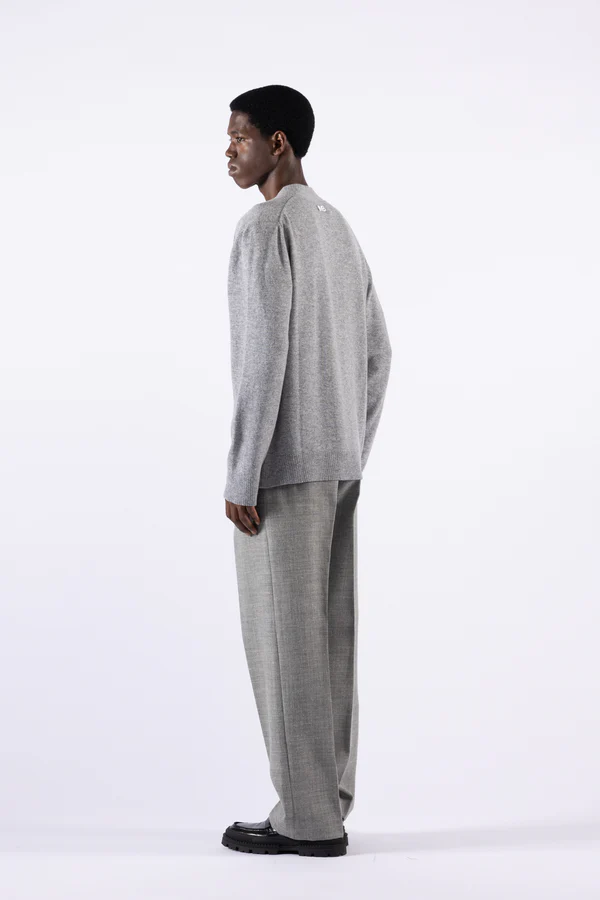 CARDIGAN UOMO IN LANA CON BOTTONI GRIGIO I'M BRIAN MA3410 GRIGIO I'M BRIAN 