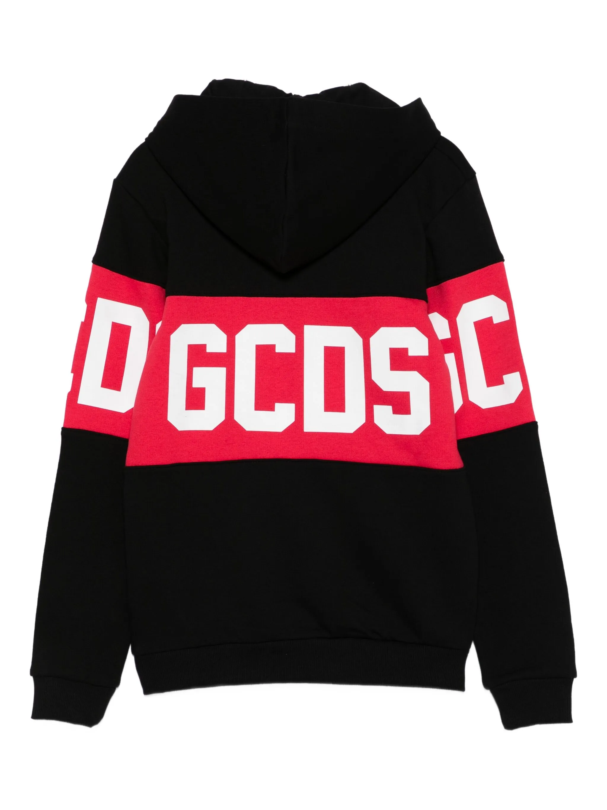 BAND LOGO HOODIE B2JU1926BA2 NERO GCDS KIDS 