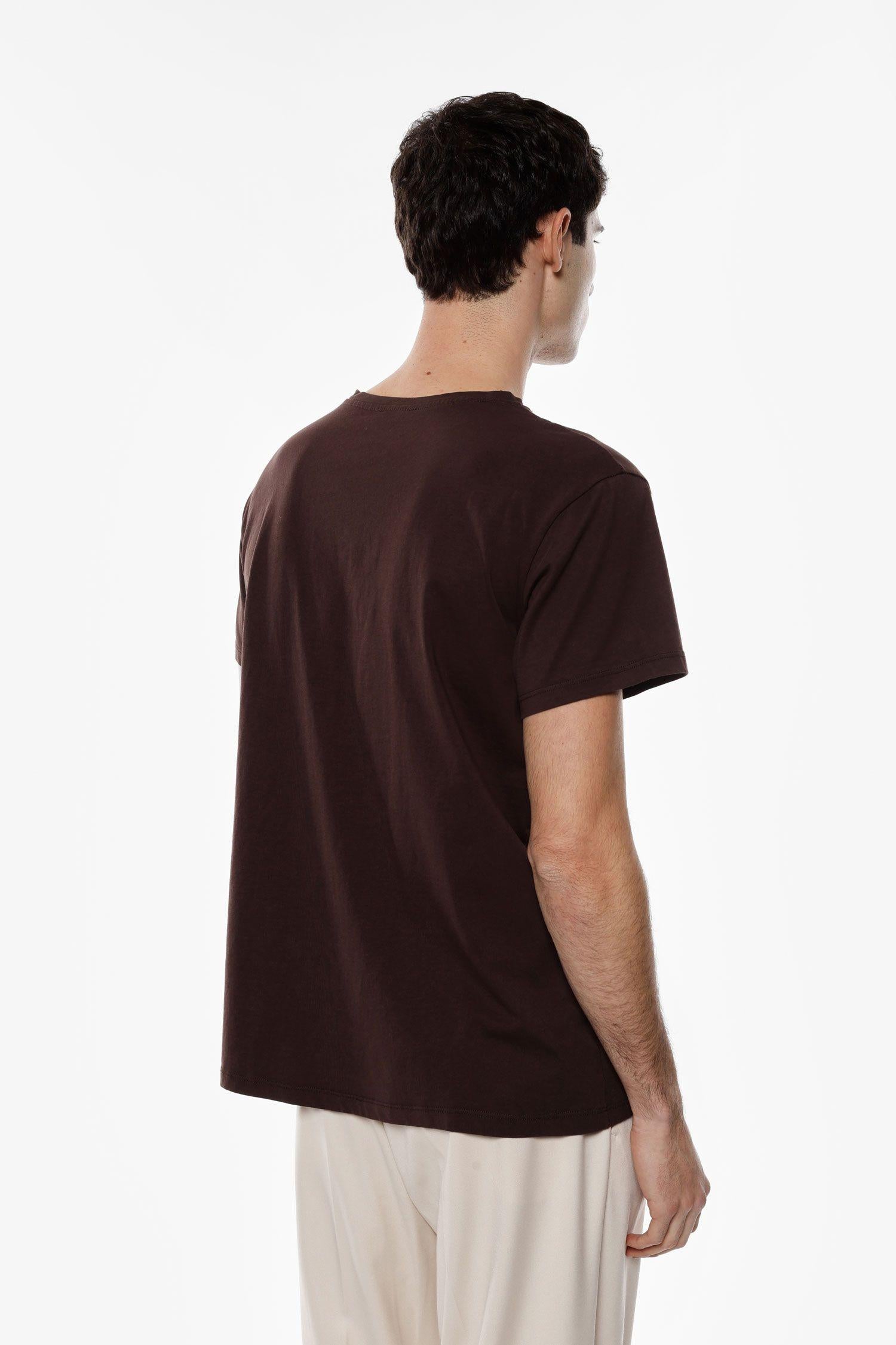 T-shirt uomo girocollo a maniche corte moro imperial TU80KFFL MORO IMPERIAL  UOMO 