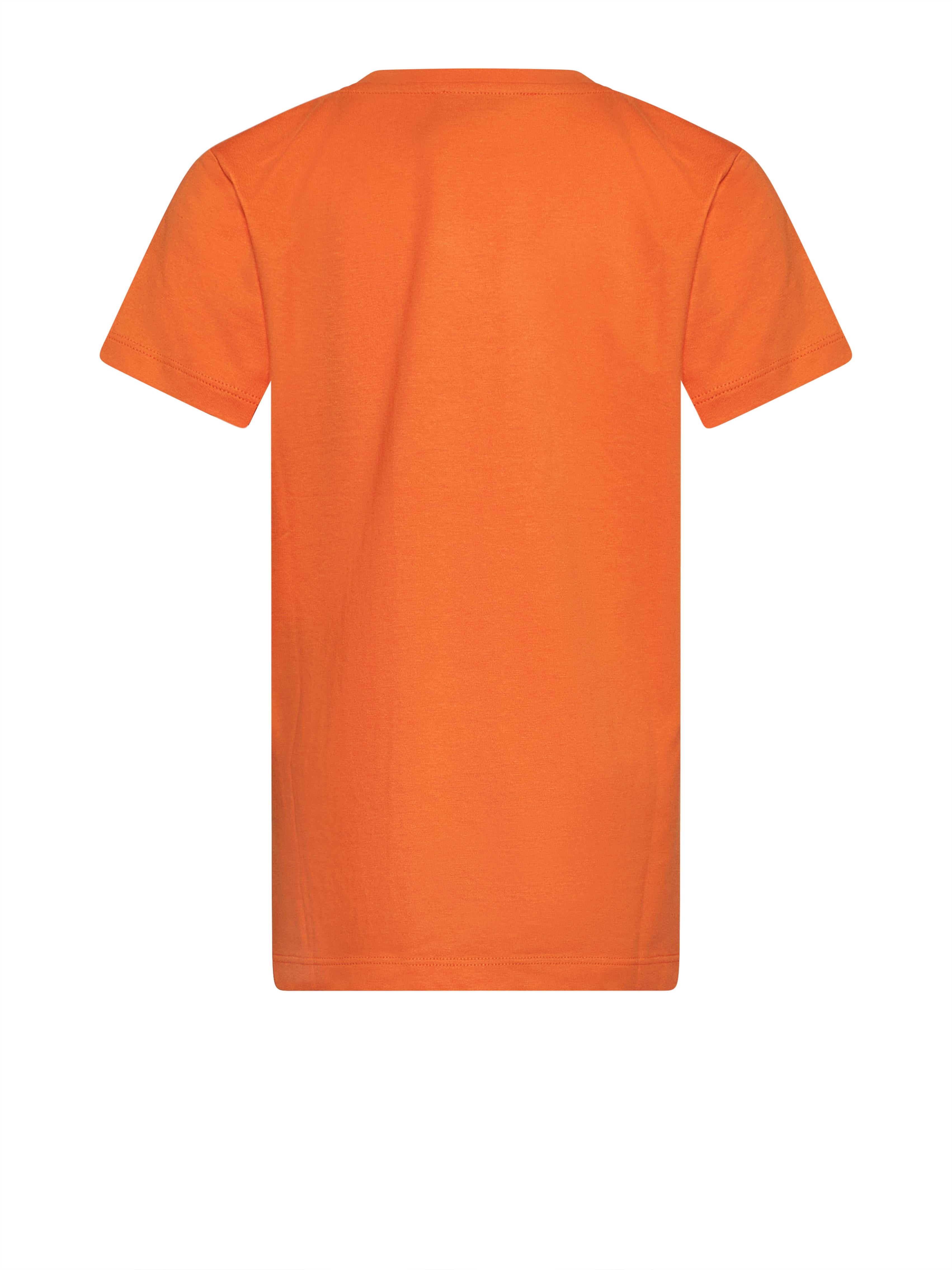 T-SHIRT BAMBINO BASICA CON LOGO ARANCIONE JOHN RICHMOND RBP26008TS ORANGE JOHN RICHMOND JUNIOR 