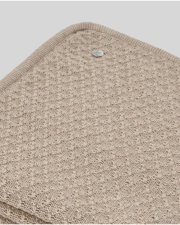 SCIALLE NEONATO LAVORATO IN LANA SABBIAPAZ RODRIGUEZ 031-123073 SABBIA PAZ RODRIGUEZ 