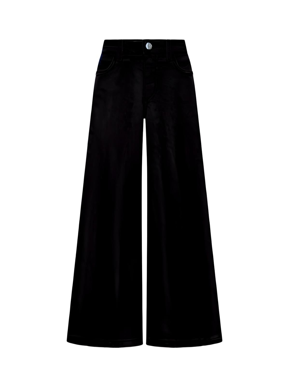JEANS BAMBINA SBILAR WIDE LEG IN DENIM NERO RICHMOND RGA25097JE DENIM BLACK JOHN RICHMOND JUNIOR 