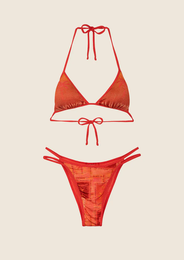 Bikini Donna F**K Triangolo con Slip Fisso Fantasia FK25-0730X21 FANTASIA F**K 