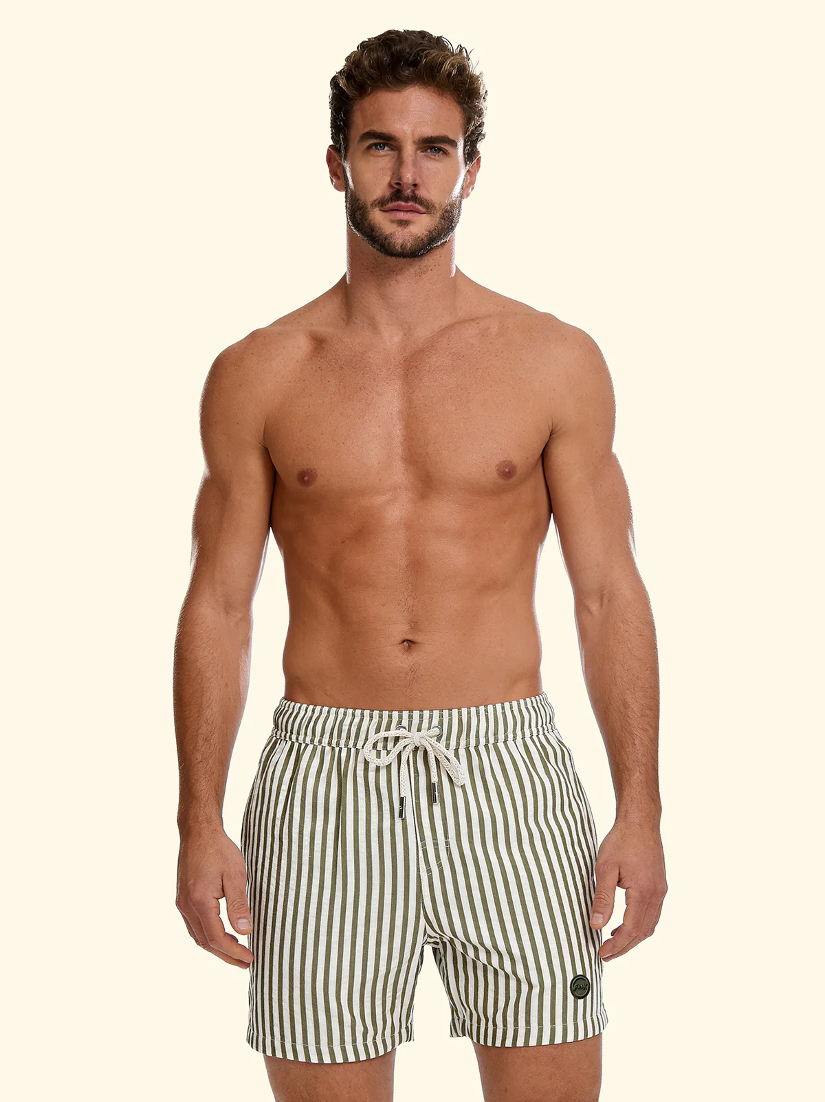 SHORTS UOMO STAMPATO RIGHE F**K FK26-SM5800X01 UNICA F**K 