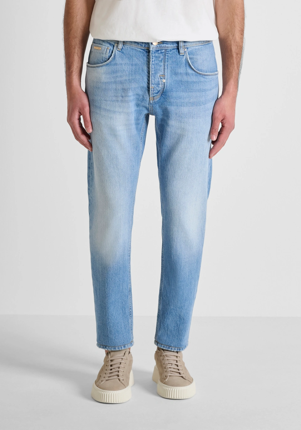 JEANS UOMO ARAGON SLIM FIT LIGHT BLUE ANTONY MORATO MMDT00264 - FA750398 LIGHT BLUE ANTONY MORATO 