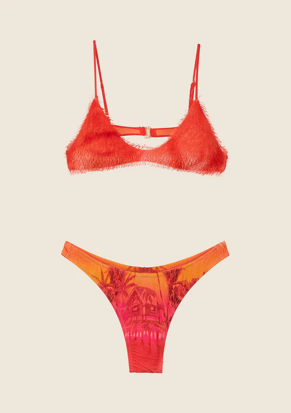 Bikini Donna F**K Top con Slip Americano Fisso Fantasia FK25-0741X17 FANTASIA F**K 