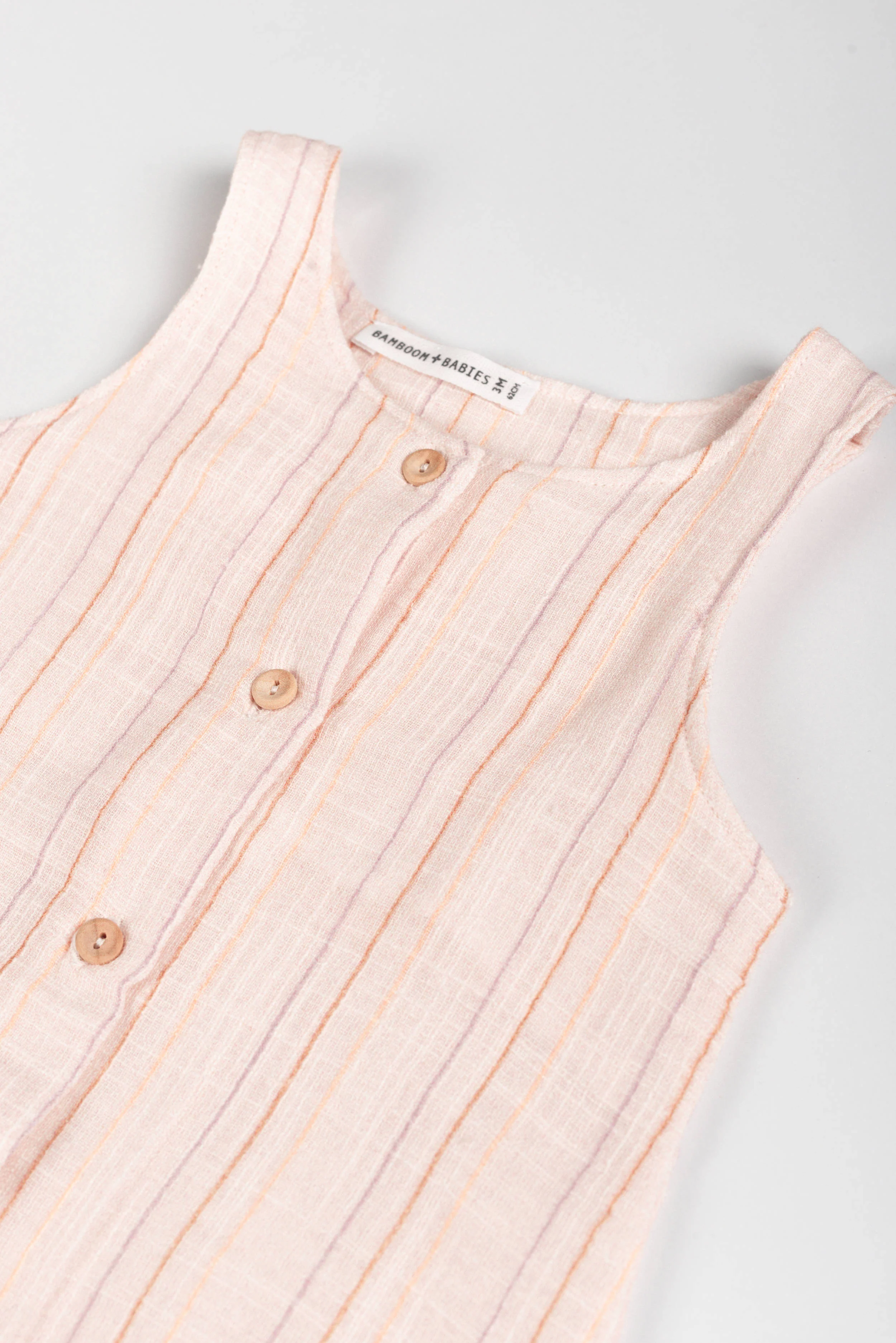 PAGLIACCETTO NEONATA FANTASIA RIGHE ROSA BAMBOOM 1124TE PINK STRIPE BAMBOOM 