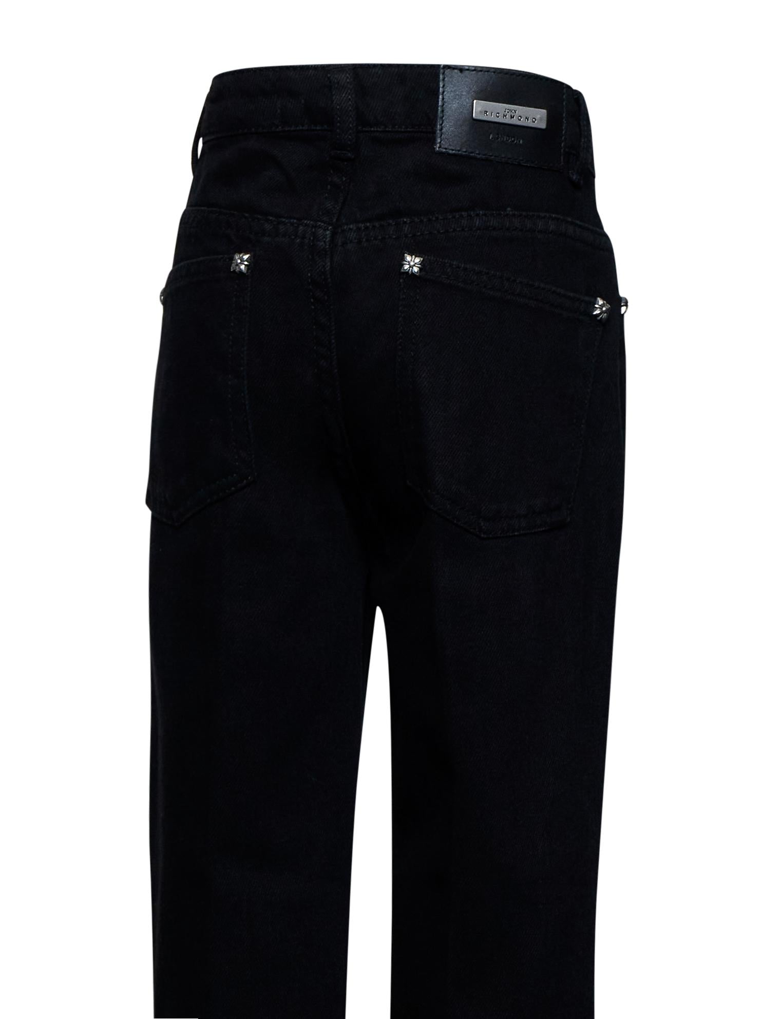 JEANS BAMBINO DAILA IN DENIM NERO REGULAR FIT RICHMOND RBA25041JE DENIM BLACK JOHN RICHMOND JUNIOR 