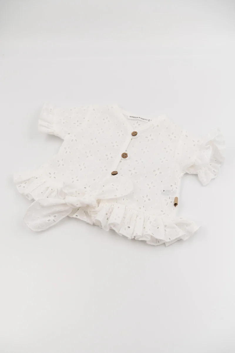 TOP BIMBA 819 OFF WHITE BAMBOOM 