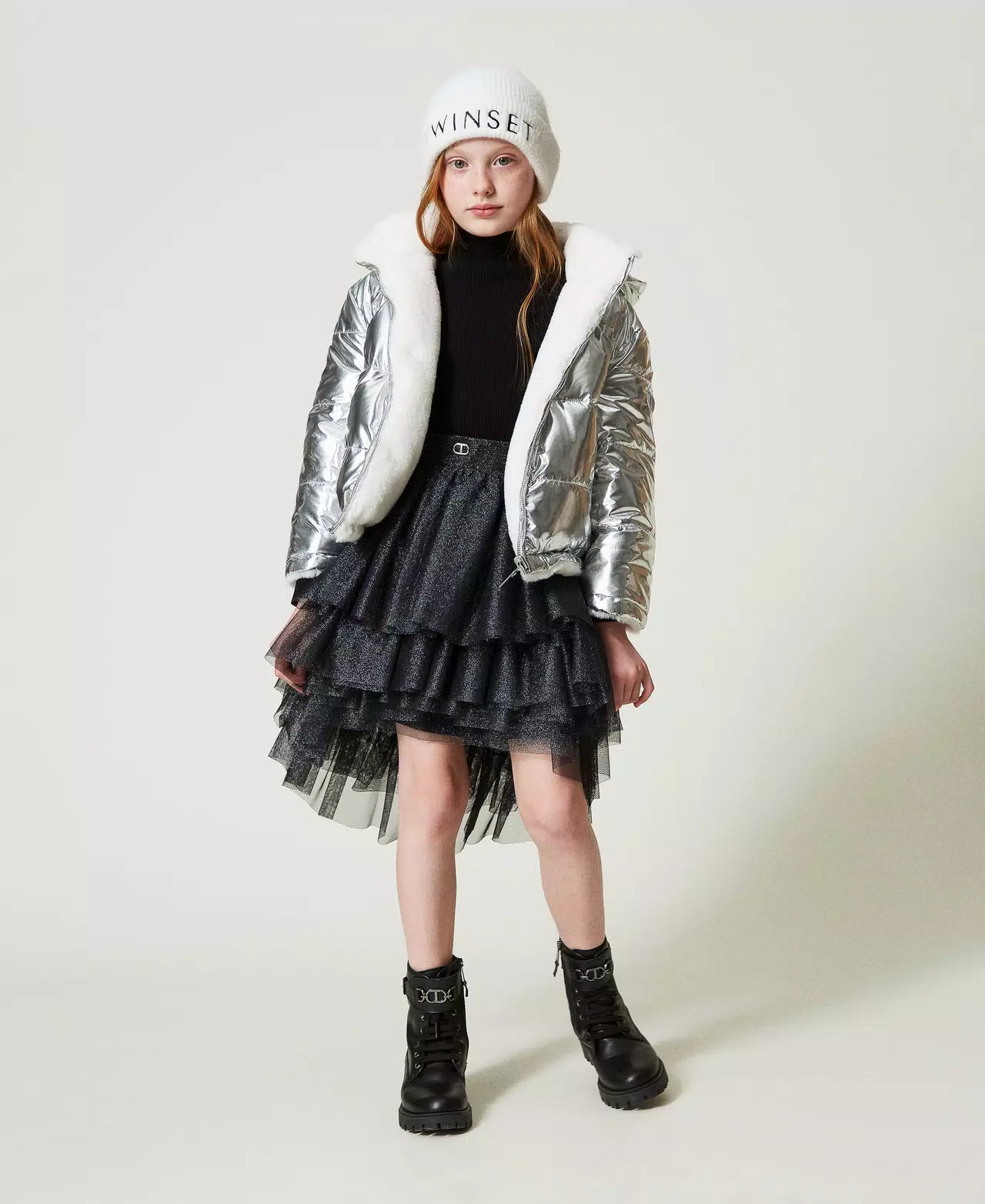 Giacca reversibile in faux fur