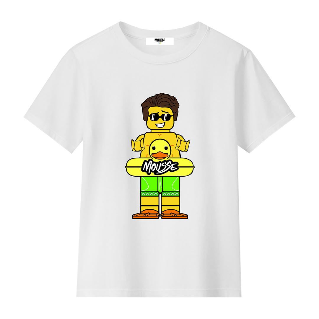 t-shirt DINOBEACH TS385W BIANCO MOUSSE 