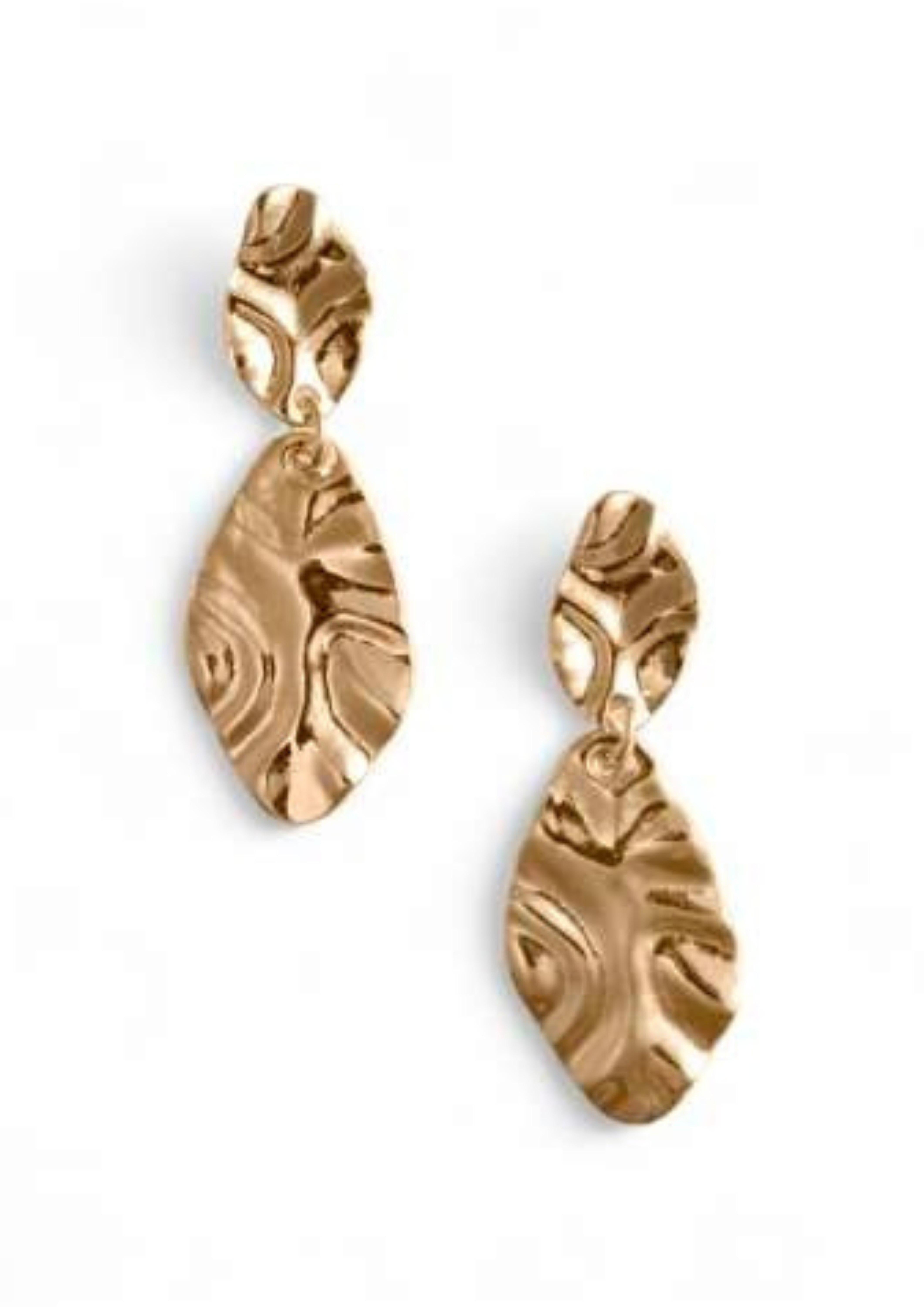 ORECCHINI DONNA PENDENTI CON DOPPIA FOGLIA ORO MYA ACCESSORIES G13310 ORO MYA ACCESORIES 